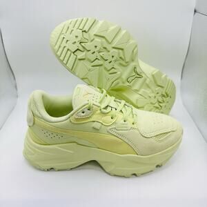 PUMA Orkid Soft Women’s Butterfly Sneakers in Light Neon Lime Green Size 6.5